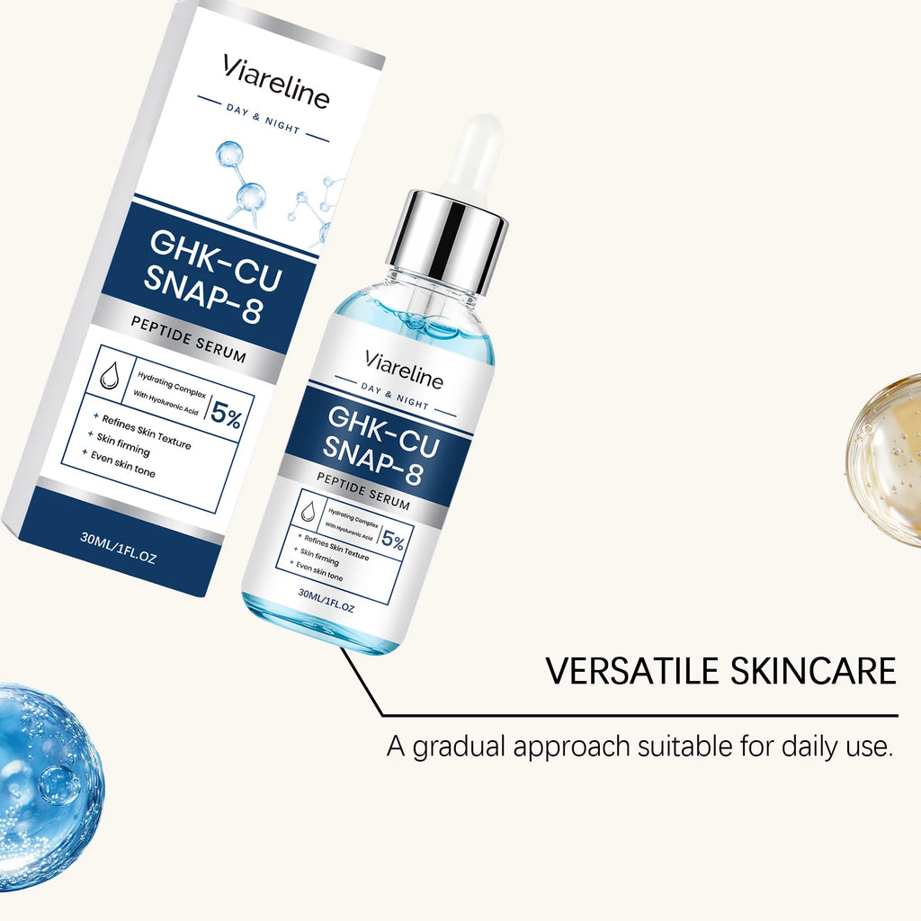 Viareline Copper Peptide Serum – Anti-Aging & Brightening Face Serum Oasis Select