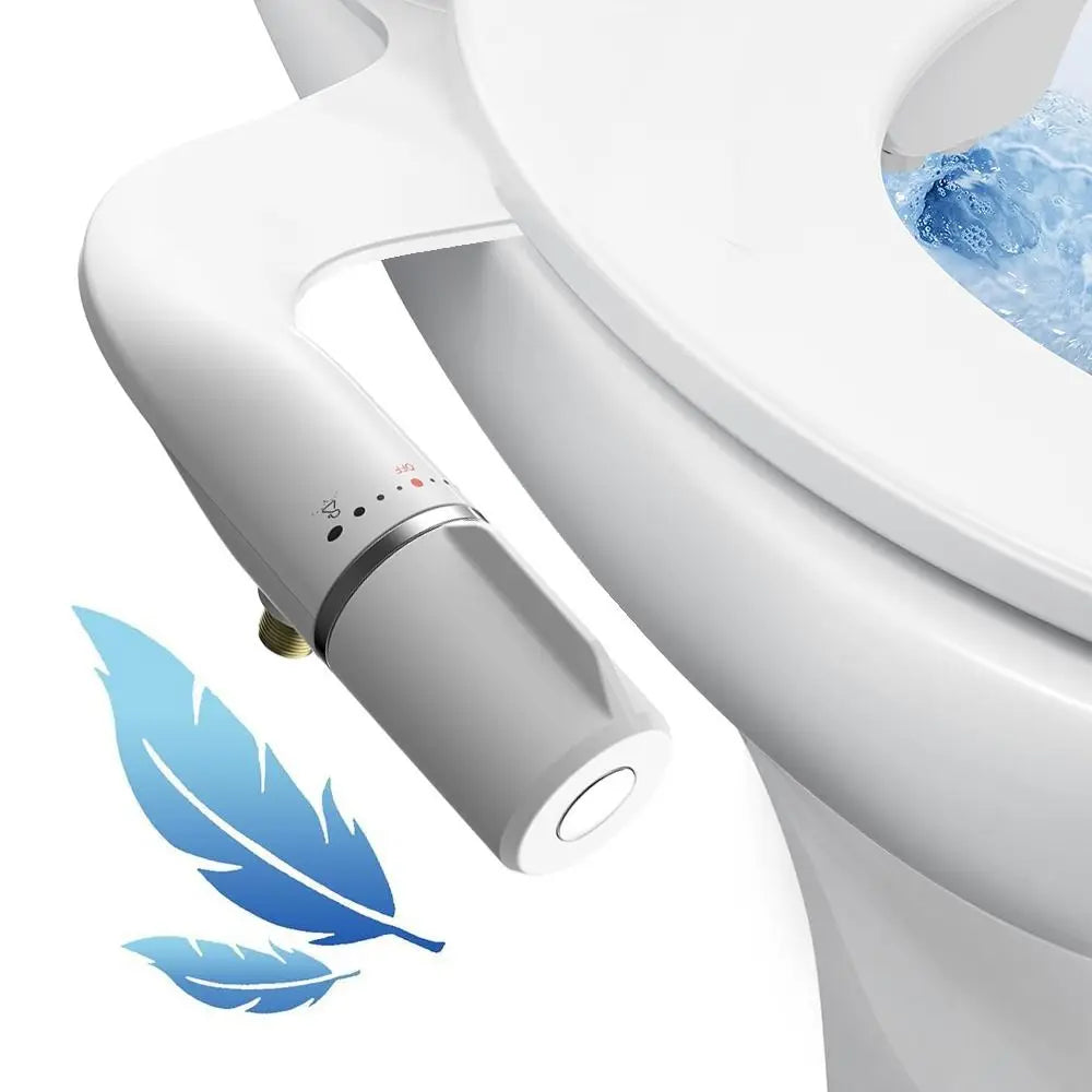 Ultra-Slim Dual Nozzle Bidet Toilet Attachment | Non-Electric