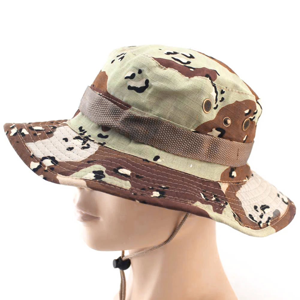 Camouflage Boonie Hat | Outdoor Fishing & Camping Sun Hat