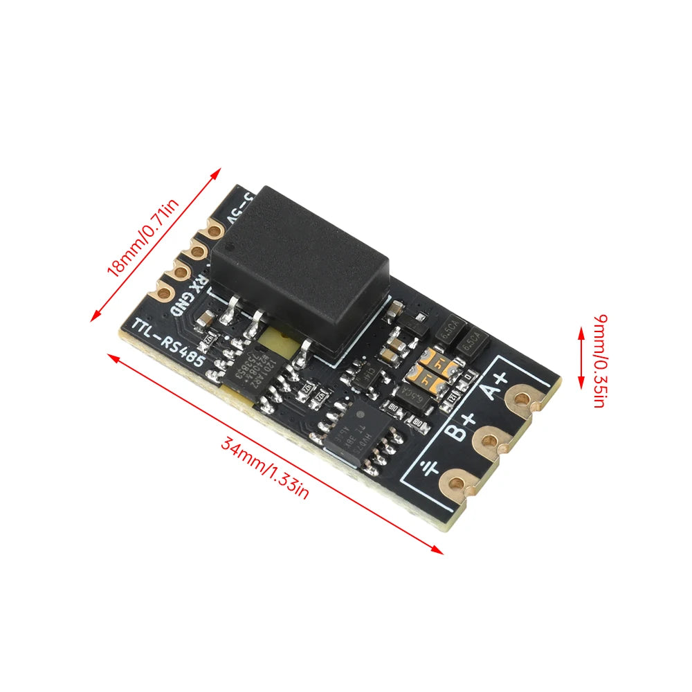 DC 3.3V/5V Isolated TTL to RS485 Level Module Serial Port Auto-Reversing High-Speed 2Mbps Module Oasis Select