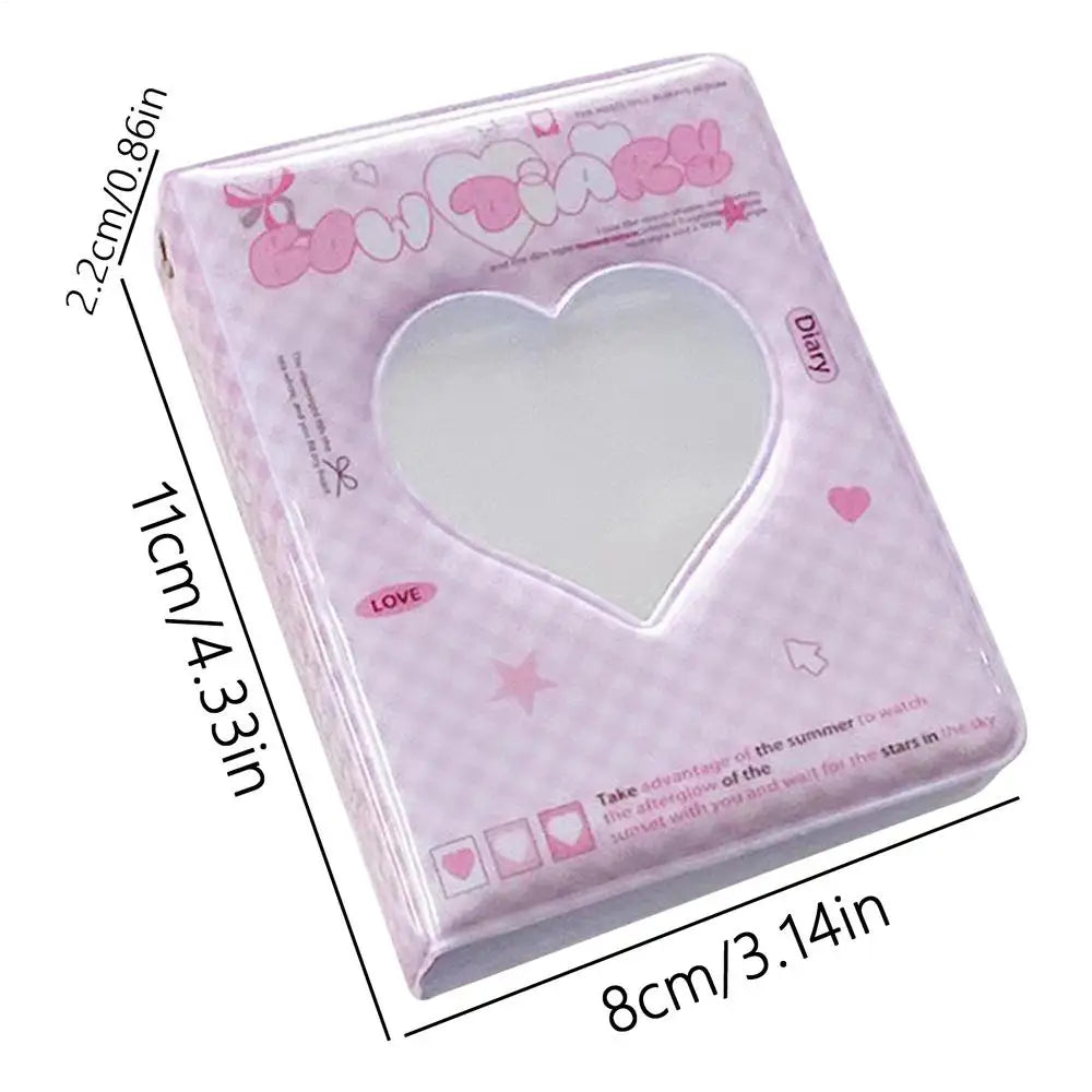 Card Collection Binder 40-Pocket Protective Storage Photo Organizer Baseball Card Binder for Organization Collection Photo Oasis Select Pink