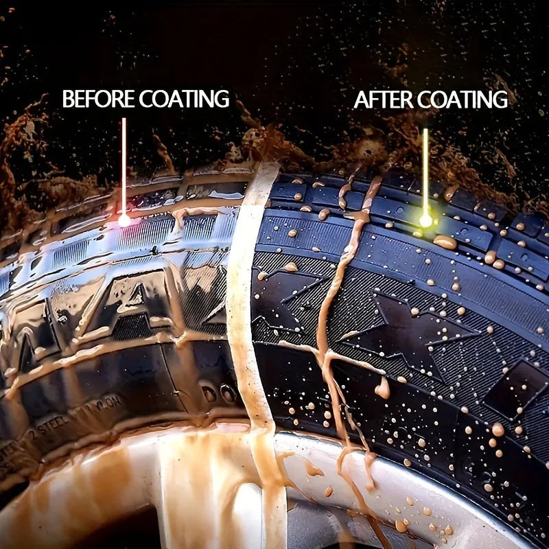 Car Tire Blackening Coating Paste – Gloss & Waterproof 500g