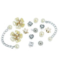Fashionable shoe accessory set, with a shoe chain clasp, removable, suitable for sandals and flip-flops. Oasis Select CJ-179