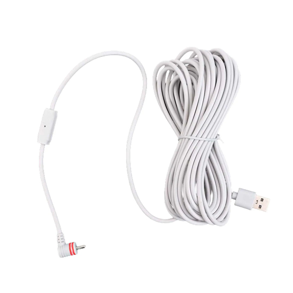 7 6m/10m Power Cable with Adapter Compatible with For Ring Spotlight Cam Series Weatherproof and Safe Charging Oasis Select 7.6 m