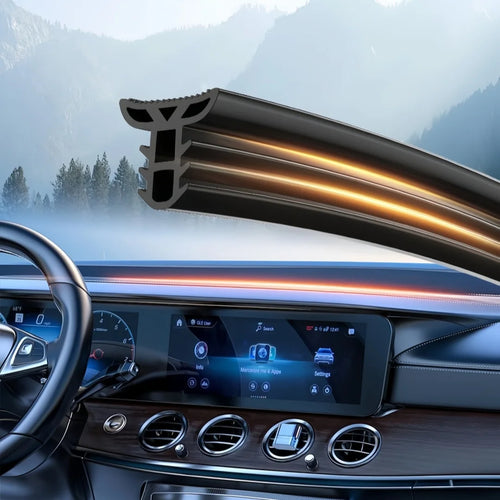 1.6m Car Dashboard Windshield Rubber Sealing Strip | Noise Insulation Car Sealing Strip Oasis Select