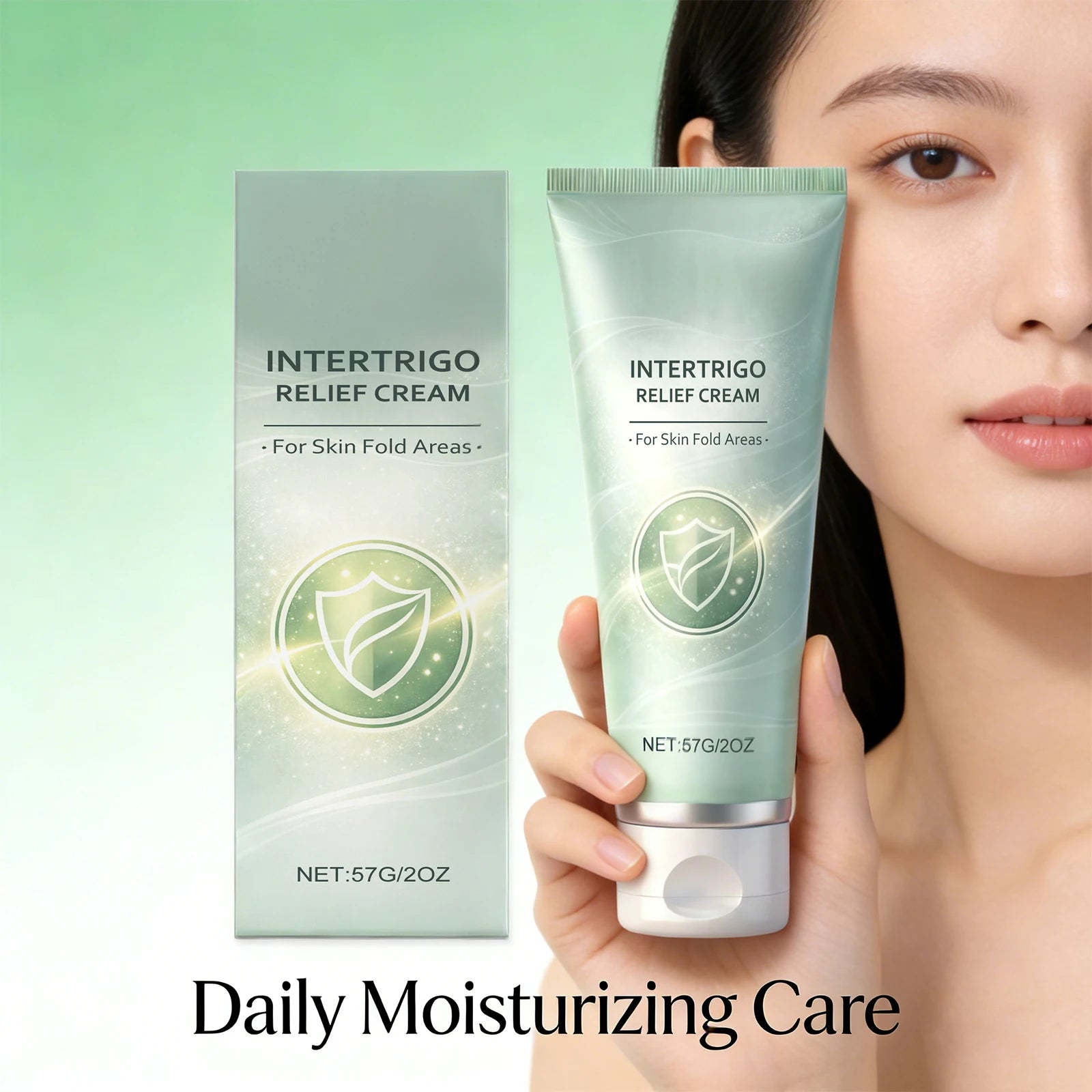 Intertrigo Relief Cream for Body Redness Relief Skin Fold Areas Light Breathable Long Lasting Hydrating Brighten Body Skin Care Oasis Select