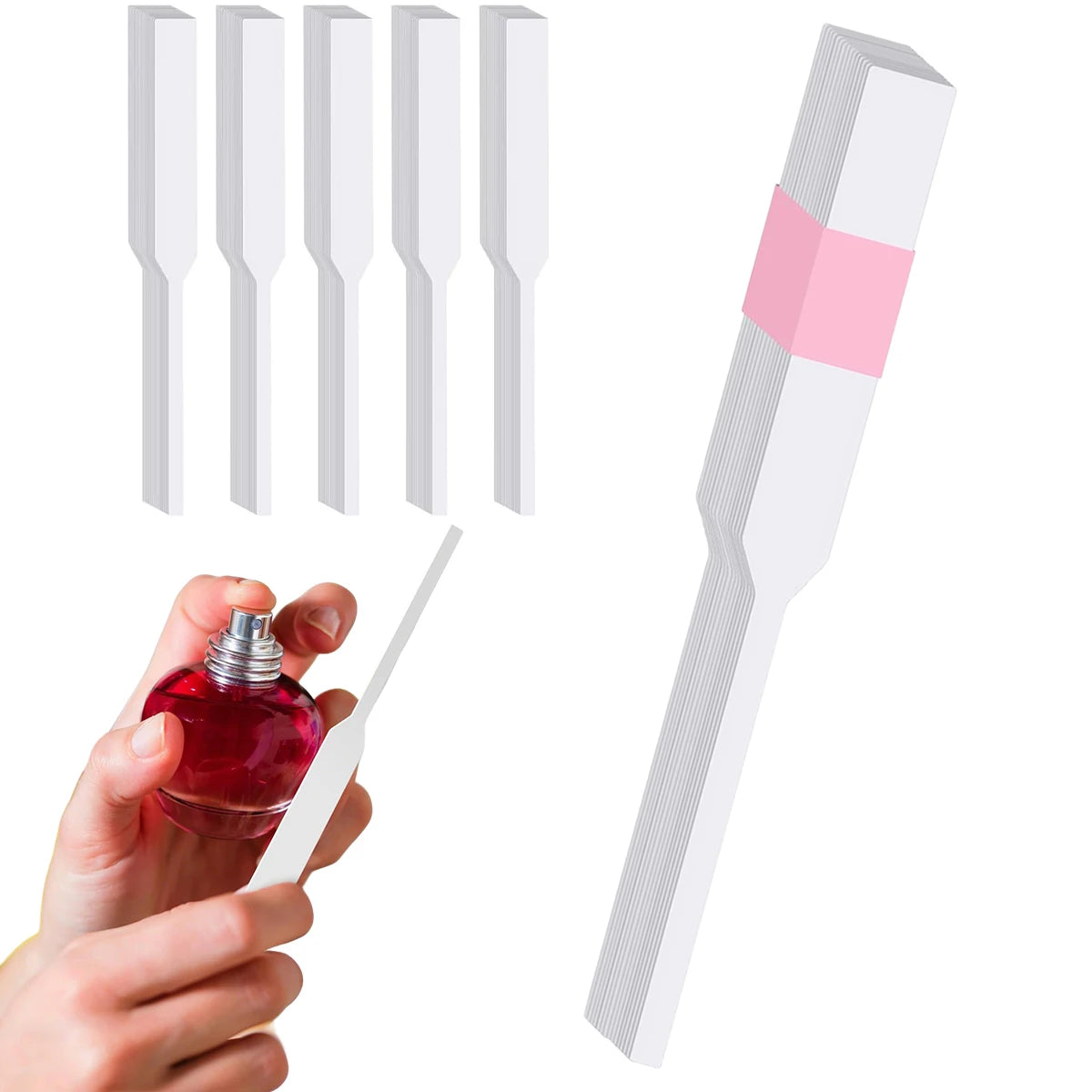 150-350PCS Perfume Test Strips Blotters Absorbent Odorless White Paper Perfume Shop DIY Essential Oil Fragrance Sampling Bulk Oasis Select