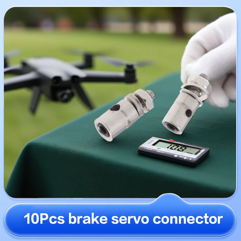 10Pcs RC Airplane Boat Pushrod Linkage Stopper Servo Connectors Adjustable Diameter Helicopter 2.1mm/1.8mm/1.5mm/1.1mm RC Boat Oasis Select