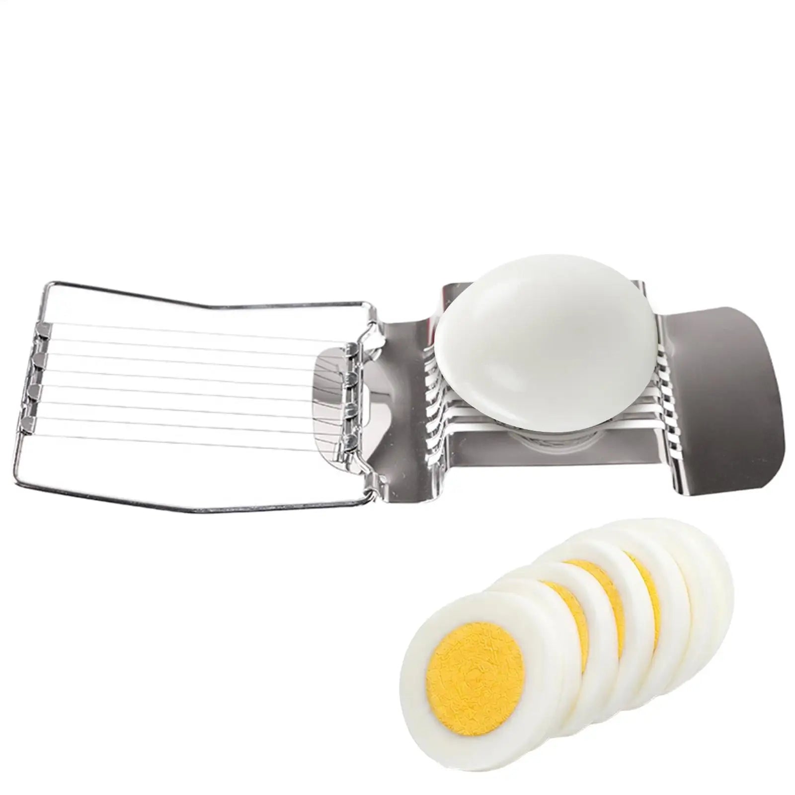 Egg Slicer Cutter Hard Boiled Eggs Multipurpose Egg Cutter Mini Manual Egg Slicer Egg Ham Mushroom Strawberry for Soft Fruit Oasis Select