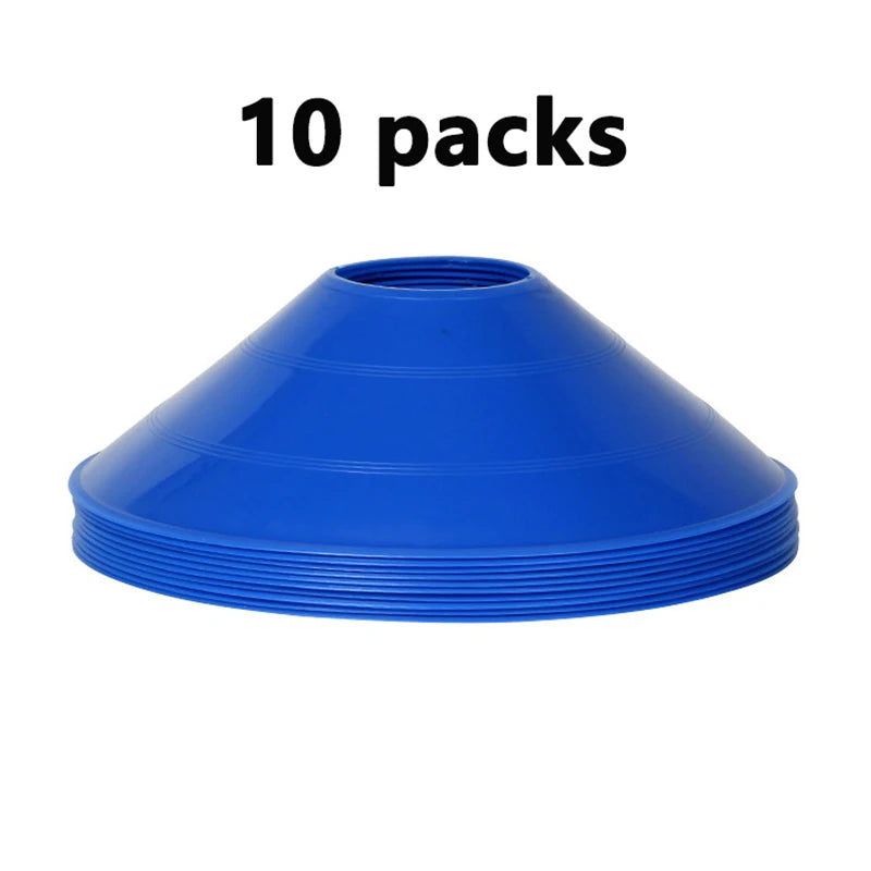 10-Pack Mini Soccer Agility Marker Discs | Training Cones