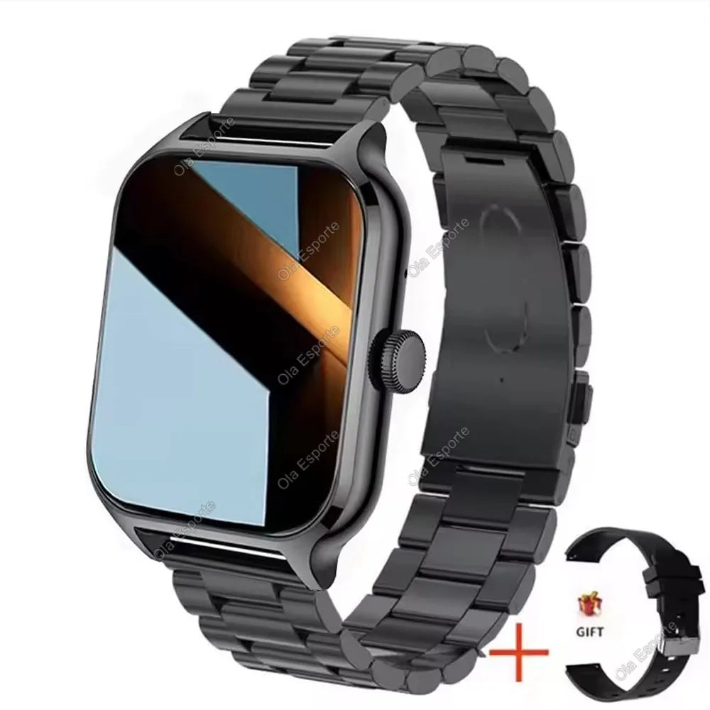 Military GPS Smart Watch – Bluetooth Calls, Fitness & HR Tracker GPS Smart Watch Oasis Select Black Steel