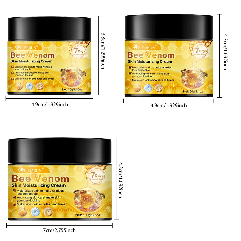 SUYARUN Bee Venom Face Cream – Hydrating & Firming All Skin Anti-Aging Face Cream Oasis Select