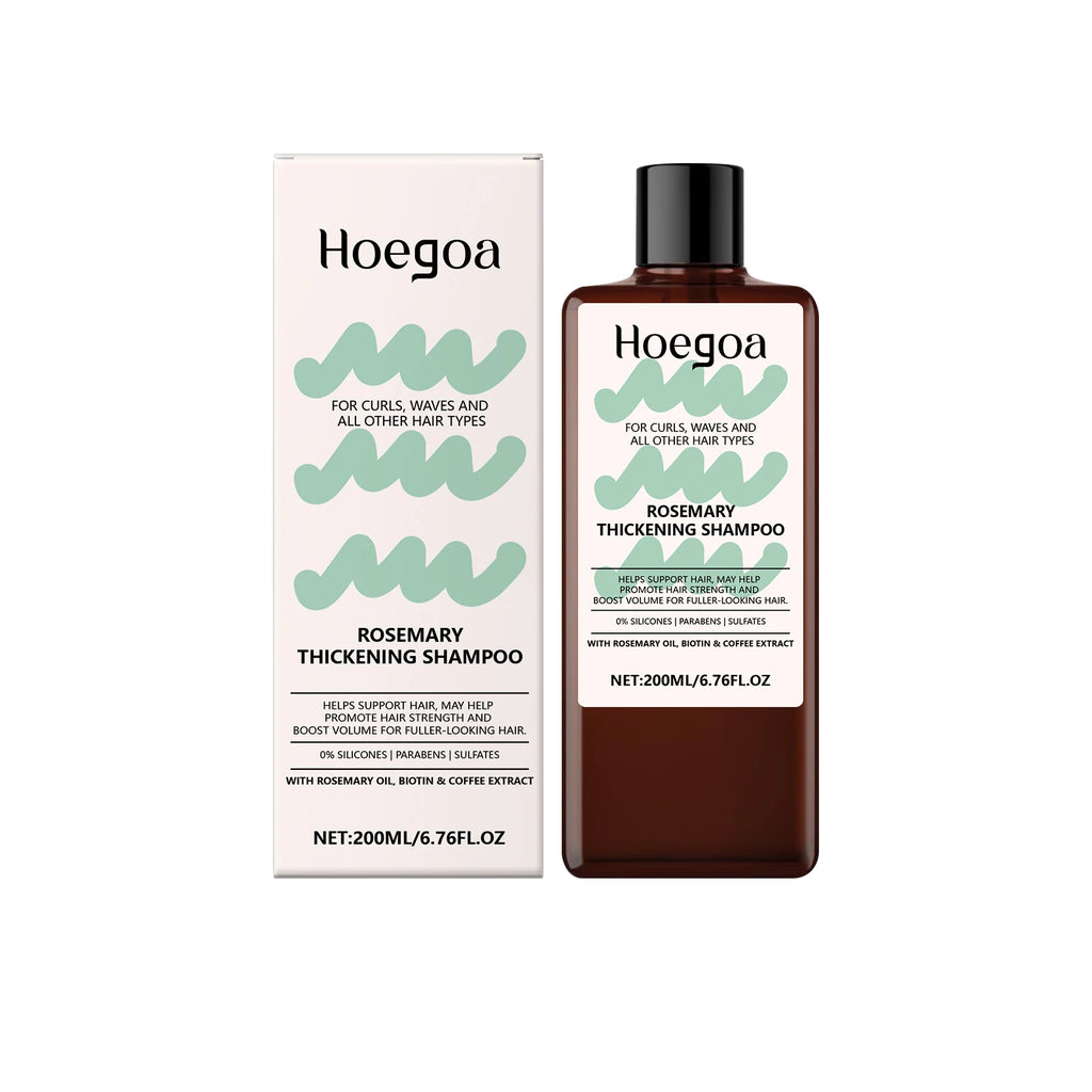 Rosemary Shampoo Repair Dry Frizzy Damaged Split Ends Hair Anti Hair Loss Oil Control Refreshing Soothing Nourishing Hair Care Oasis Select 200ml boxed