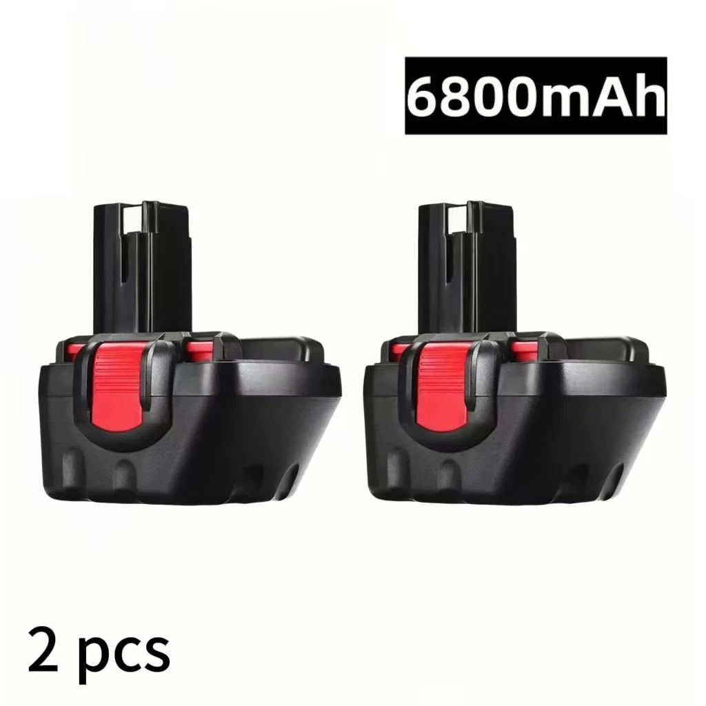 For BOSCH 12V Power Tool Battery for BAT043 BAT045 BAT120 GSR 12 VE-2 2607335709 2607335557 NiMH Battery 4800mAh 6800mAh 9800mAh Oasis Select 6800mAh 2pcs