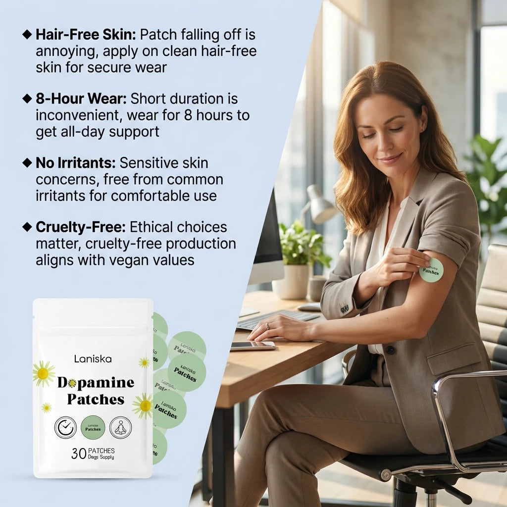 Dopamine Body Patches Hyaluronic Acid Mint Refreshing Herbal Skincare Gentle Care Skin-Friendly Adhesion Daily Care Tool Oasis Select