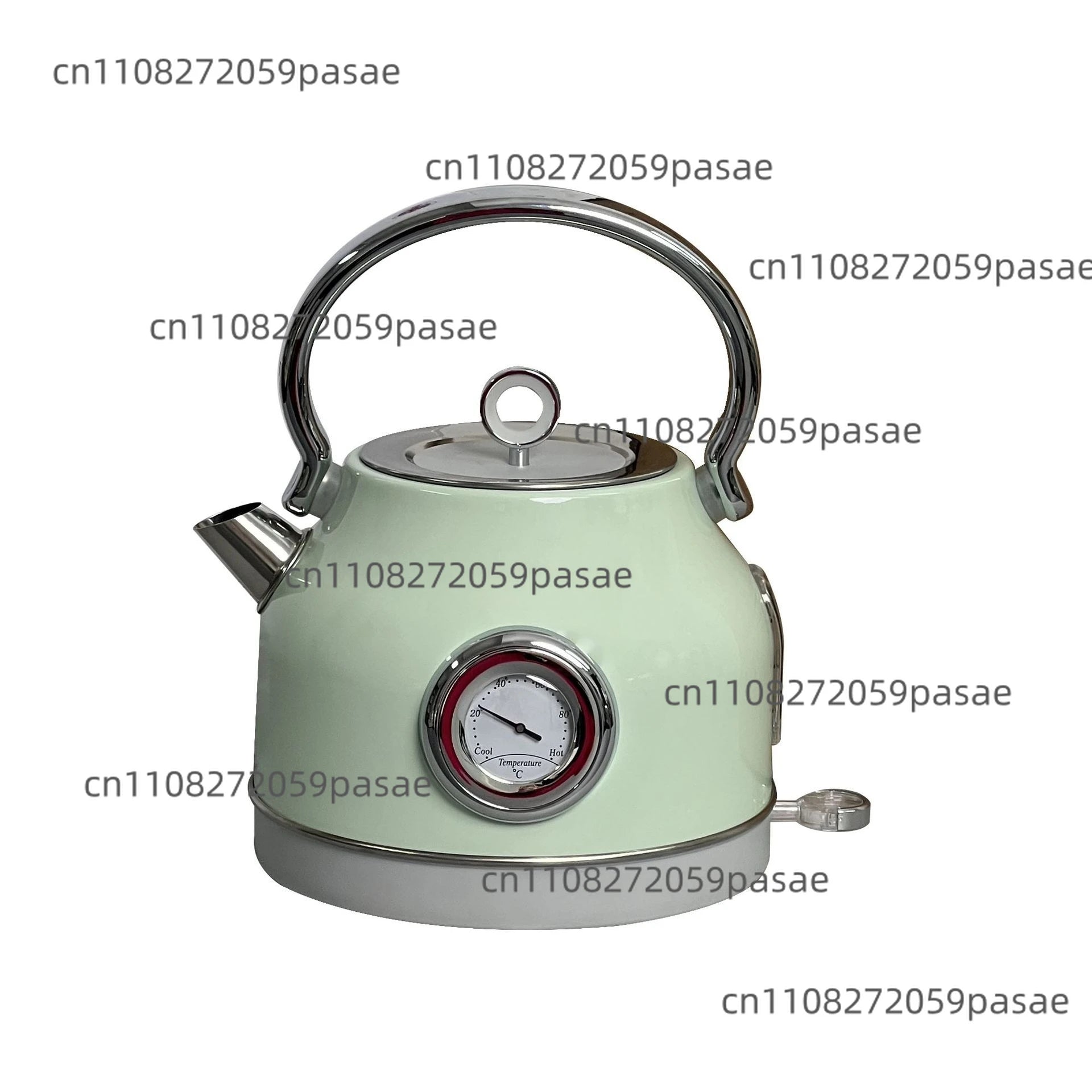 Retro 304 Stainless Steel Electric Kettle 1.7L – Auto Shut-Off