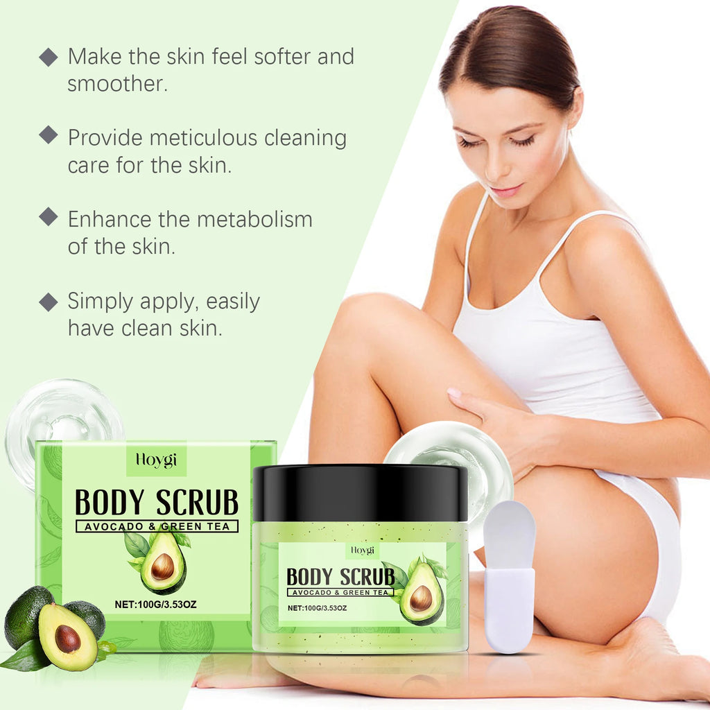 Matcha Body Scrub Gentle Exfoliating Cleansing Pores Effectively Removes Dirt Smooth Skin Nourishing Skin Scrub Nourishing Care Oasis Select