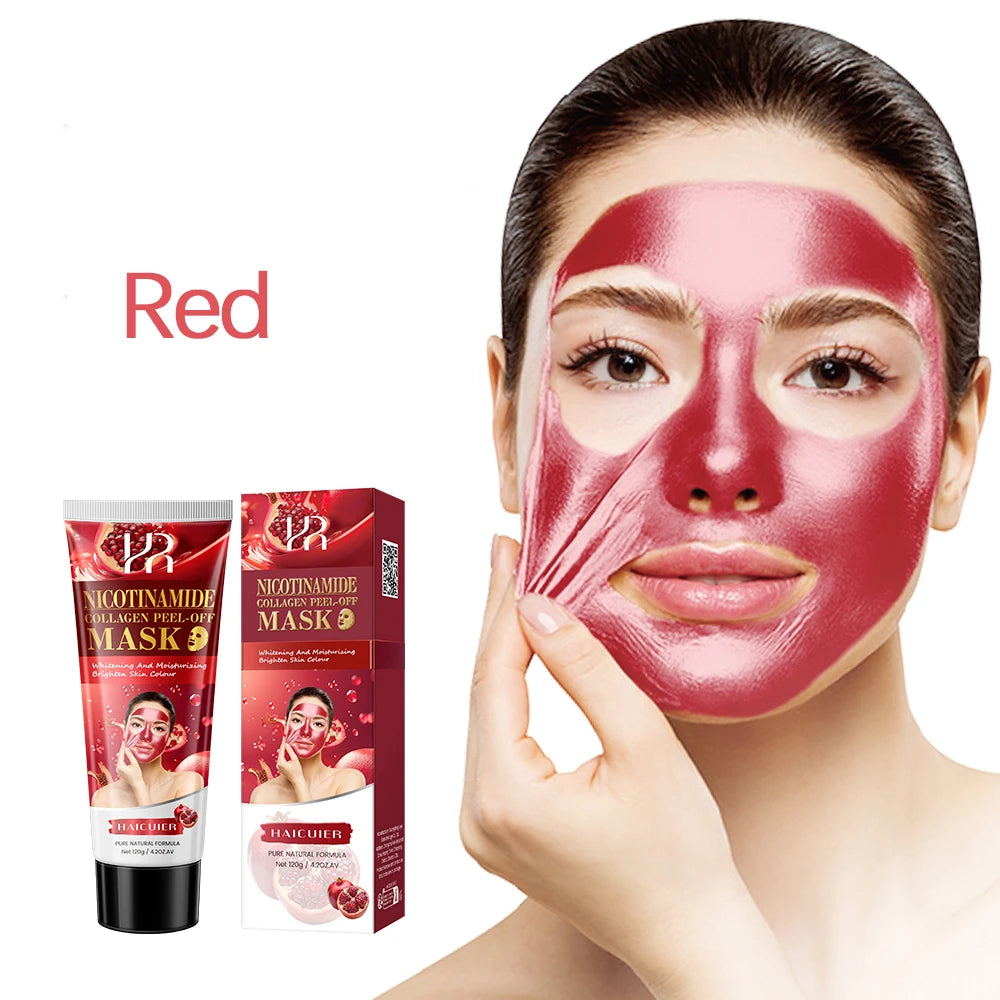 Moisturizing Peel-Off Facial Mask – Deep Clean & Natural Care Peel-Off Face Mask Oasis Select Red