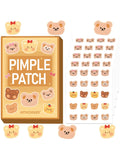 100pcs/set of cute bear patches and spot stickers - alcohol free, fragrance free, effectively covering acne Oasis Select 100pcs