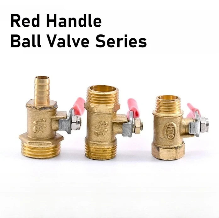 Brass Ball Head Hose Adapter Quick Connector 1/4 "Used Pipe Water Supply Joint Extender To Close Garden Irrigation Accessories Oasis Select