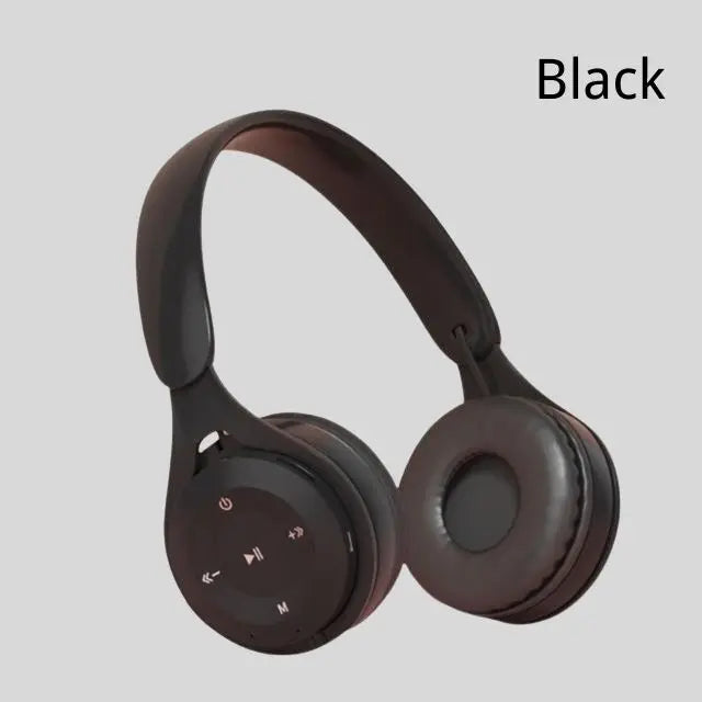 Y08 Wireless Bluetooth Headphone Macaron Headphones Stereo Headband Gaming Headset with Mic Gamer Girl Gift for Mobile Tablet Oasis Select black