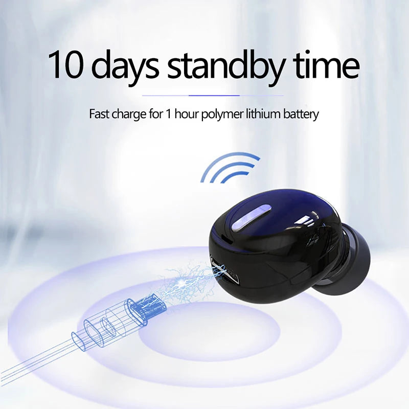 New Wireless Earphones Bluetooth 5.0 Headphones With Mic in-Ear Sports Waterproof TWS Earbuds Bluetooth Handsfree Single Headset Oasis Select