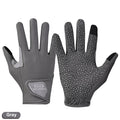 All Finger Breathable Cycling Gloves Summer Outdoor UV Protection Bicycle Gloves Anti-Slip Touchscreen Sports Fitness Gloves Oasis Select GRAY L