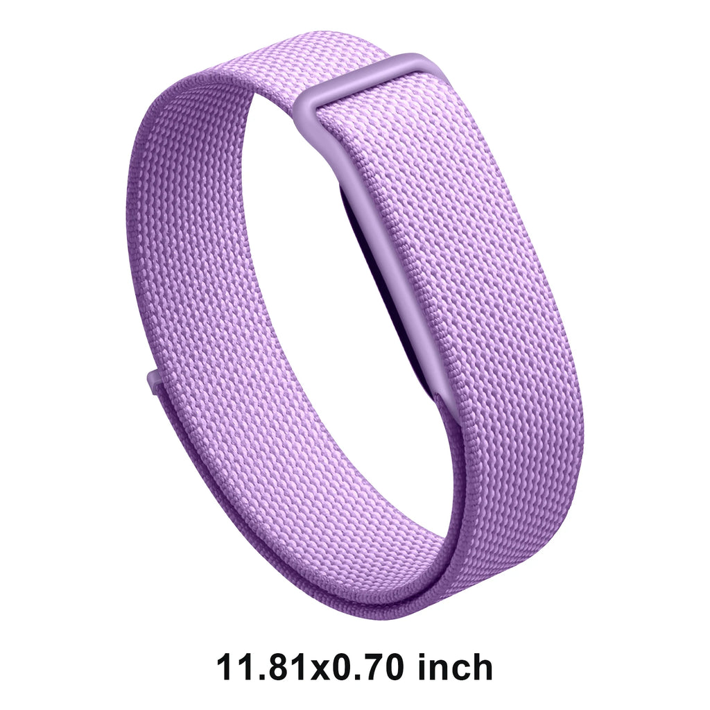 Woven Nylon Band Fitbit Air Strap Breathable Braided Watch Plastic Oasis Select