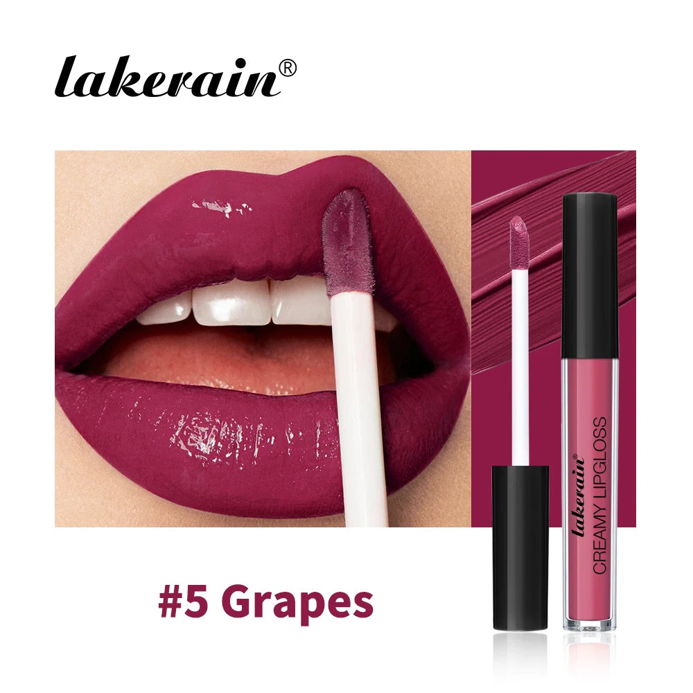 Waterproof Lip Stain 8 Colors Creamy Lip Gloss Long Lasting Non Fading Moisturizing Velvet Liquid Lipstick Moisture Makeup Oasis Select 1pc 5