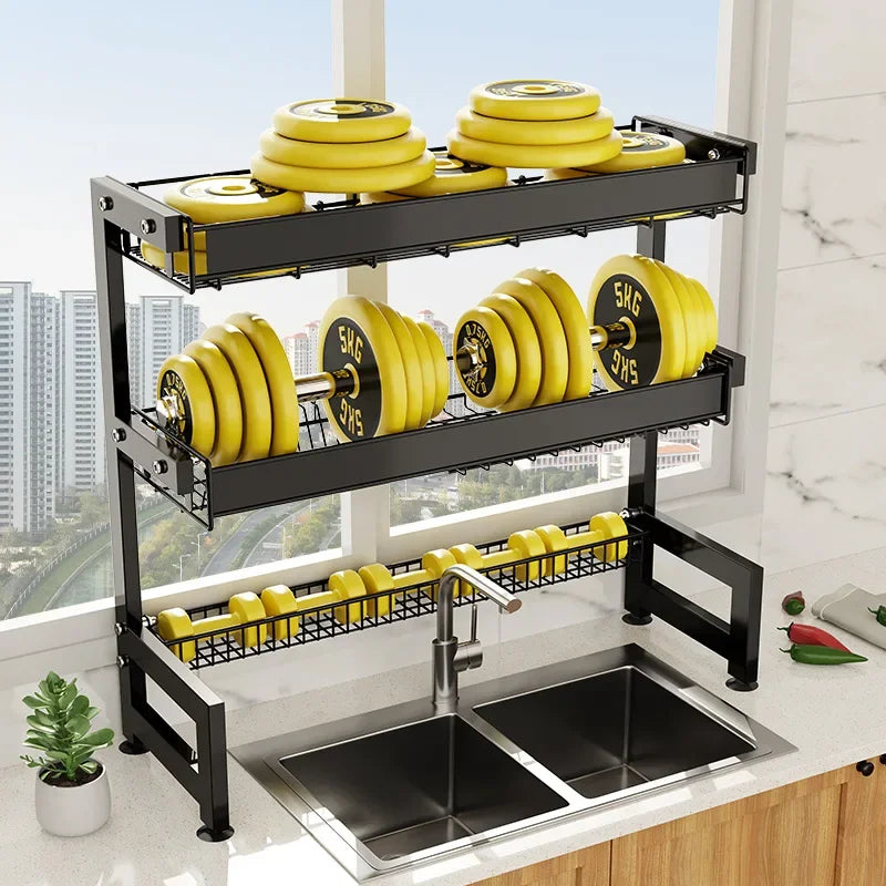 Multifunctional Kitchen Sink Shelf Dish Rack Drain Rack Countertop Dish Rack Drain Sink Rack Oasis Select