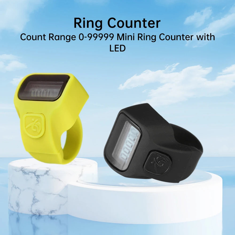 Mini Ring Shape Finger Counter LCD Electronic Digital Tally Counter Smart Ring Click Lap Counter Event Clicker Finger Counters Oasis Select