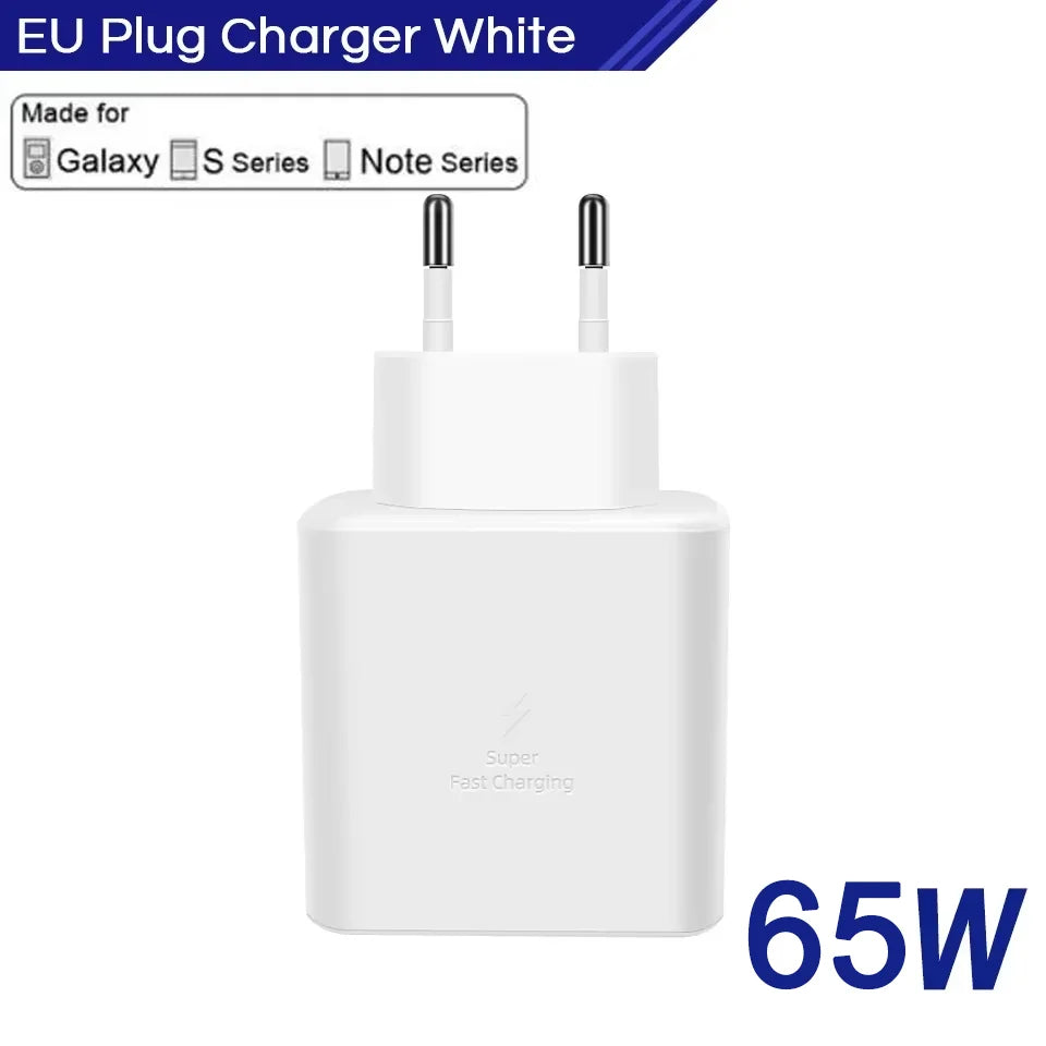 USB Charger 65W/45W Type C Fast Charging Mobile Phone Charger Wall Adapter For iPhone Samsung Xiaomi Huawei PD Quick Charge Oasis Select WHITE EU