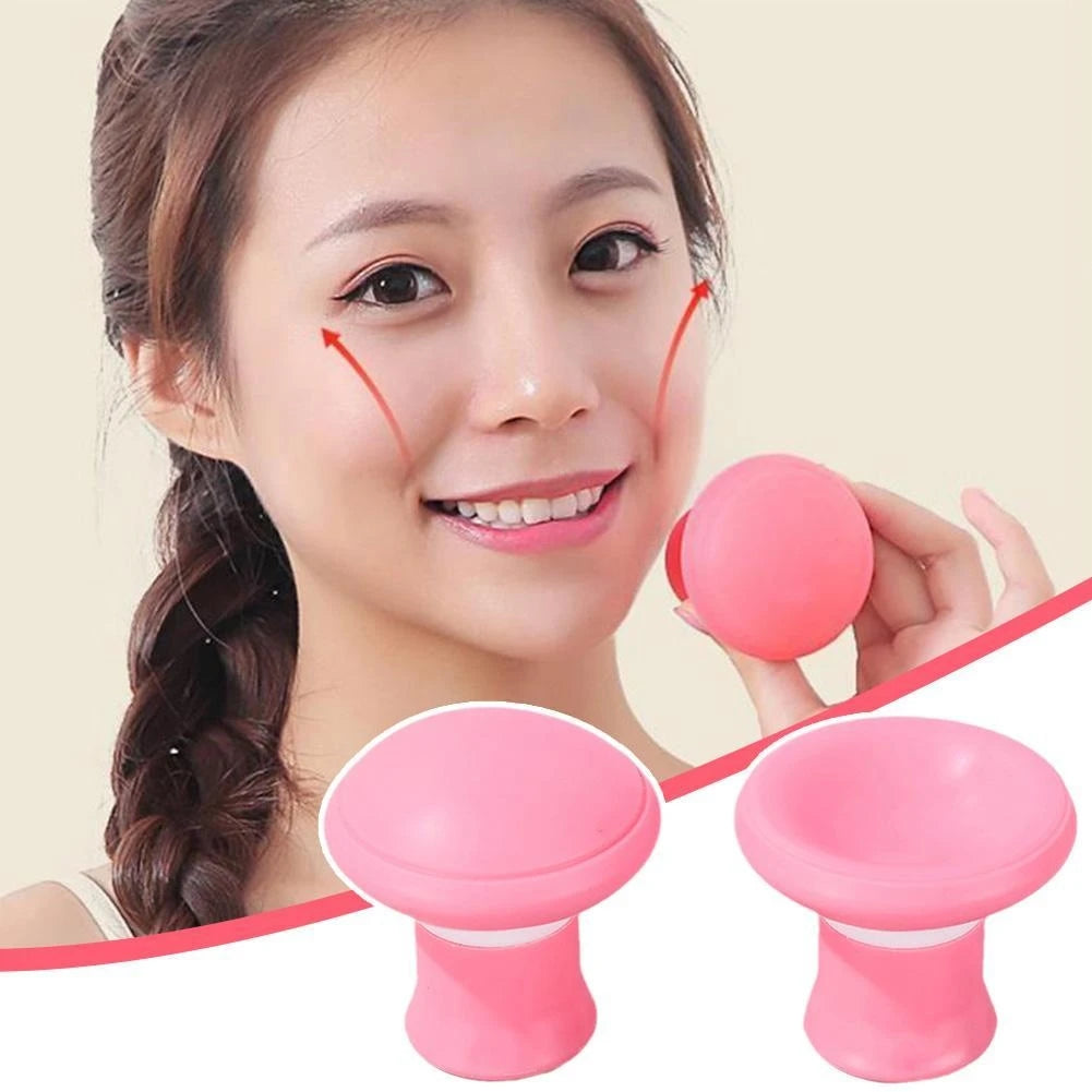 Silica Gel Mouth Jaw Exerciser Slimming Face Lift Tool Chin V Face Lifting Double Thin Wrinkle Removal Blow Breath Exerciser Oasis Select