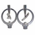 360 Degree Rotation Alloy Rain Nozzle Heavy Duty 1/2" Male Thread Automatic Rotating Sprayer Metal Butterfly Head Oasis Select 2 packs