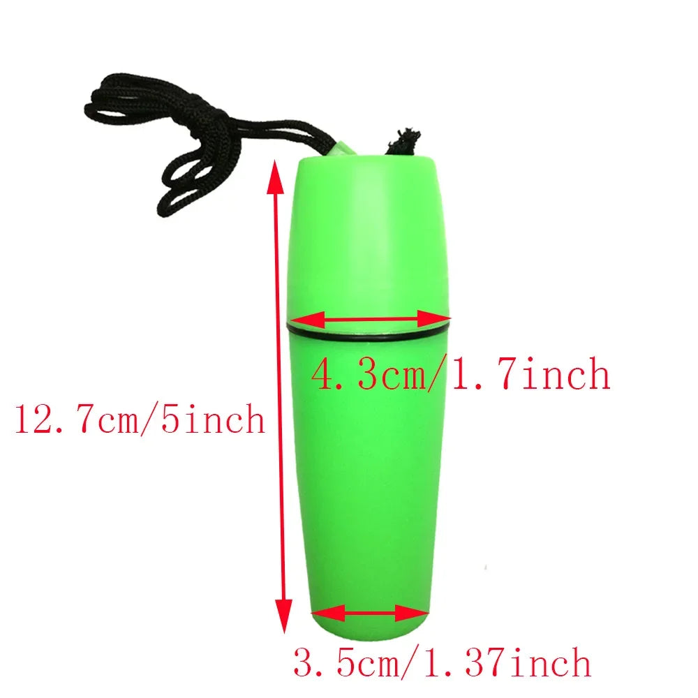 Kayak Boat Sailing Swimming Waterproof Dry Container Box Portable Durable Plastic Dry Bottle With Lanyard Oasis Select