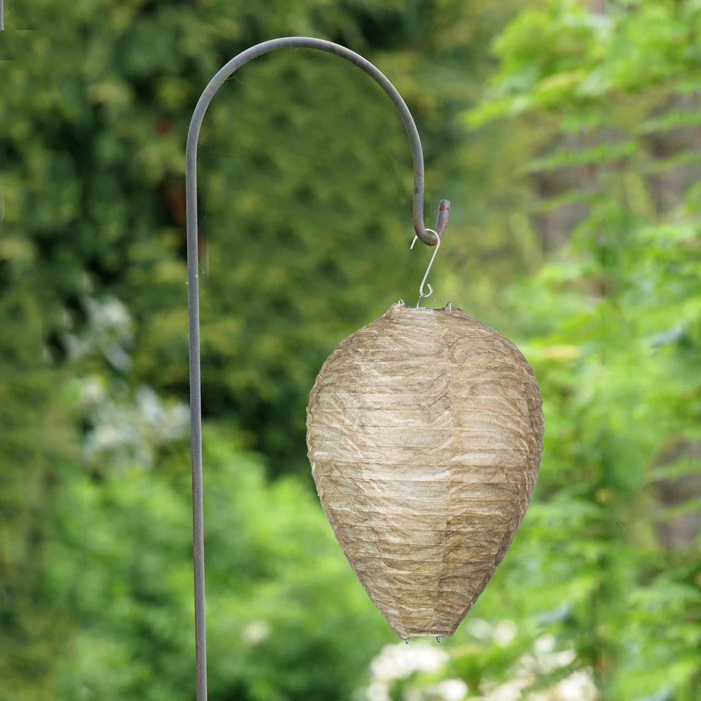 10-1Pcs Hornet Fly Catcher Eco Friendly Wasp Nest Decoy Repellent Hanging Wasp Deterrent Safe Fake Trap Garden Repellent Trap Oasis Select