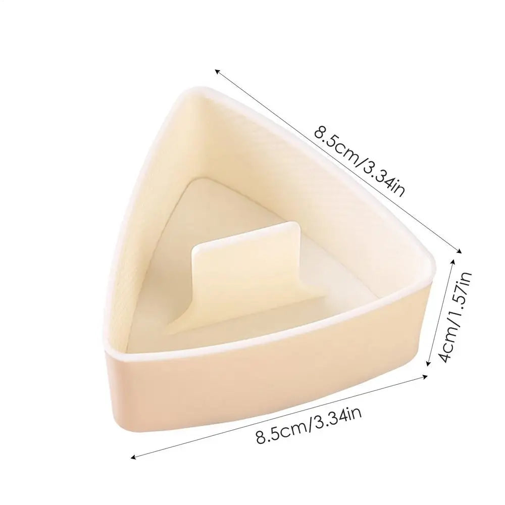 Sushi Mold Triangle Mould Onigiri Rice Ball Food Press Triangular Sushi Maker Mold Sushi Kit Kitchen Bento Rice Balls Accessory Oasis Select Beige
