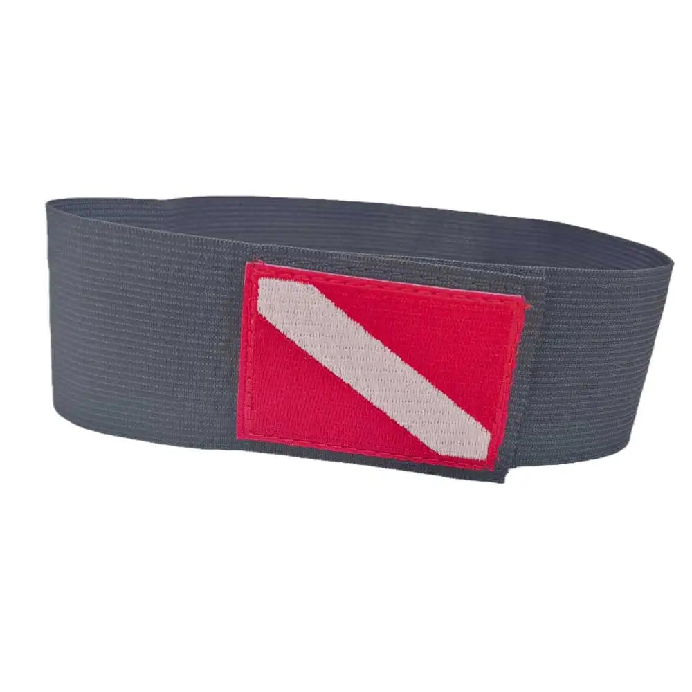 Scuba Tank Elastic Bungee Band with Dive Embroidery Flag Decorative Dive Flag Strap for Underwater Diving Cylinder Oasis Select