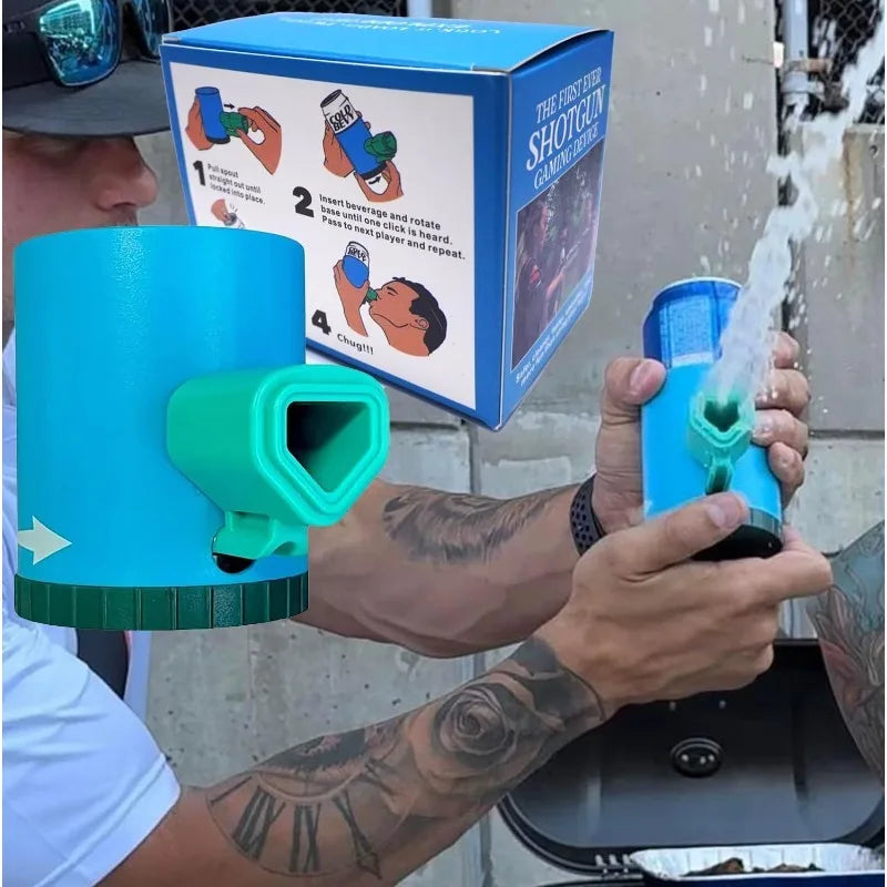 Funny Shotgun Roulette Drinking Game for Randomized Beer Shotgun Fun Wheel Game Beer Party Game for Tailgate BBQ Pregame Oasis Select