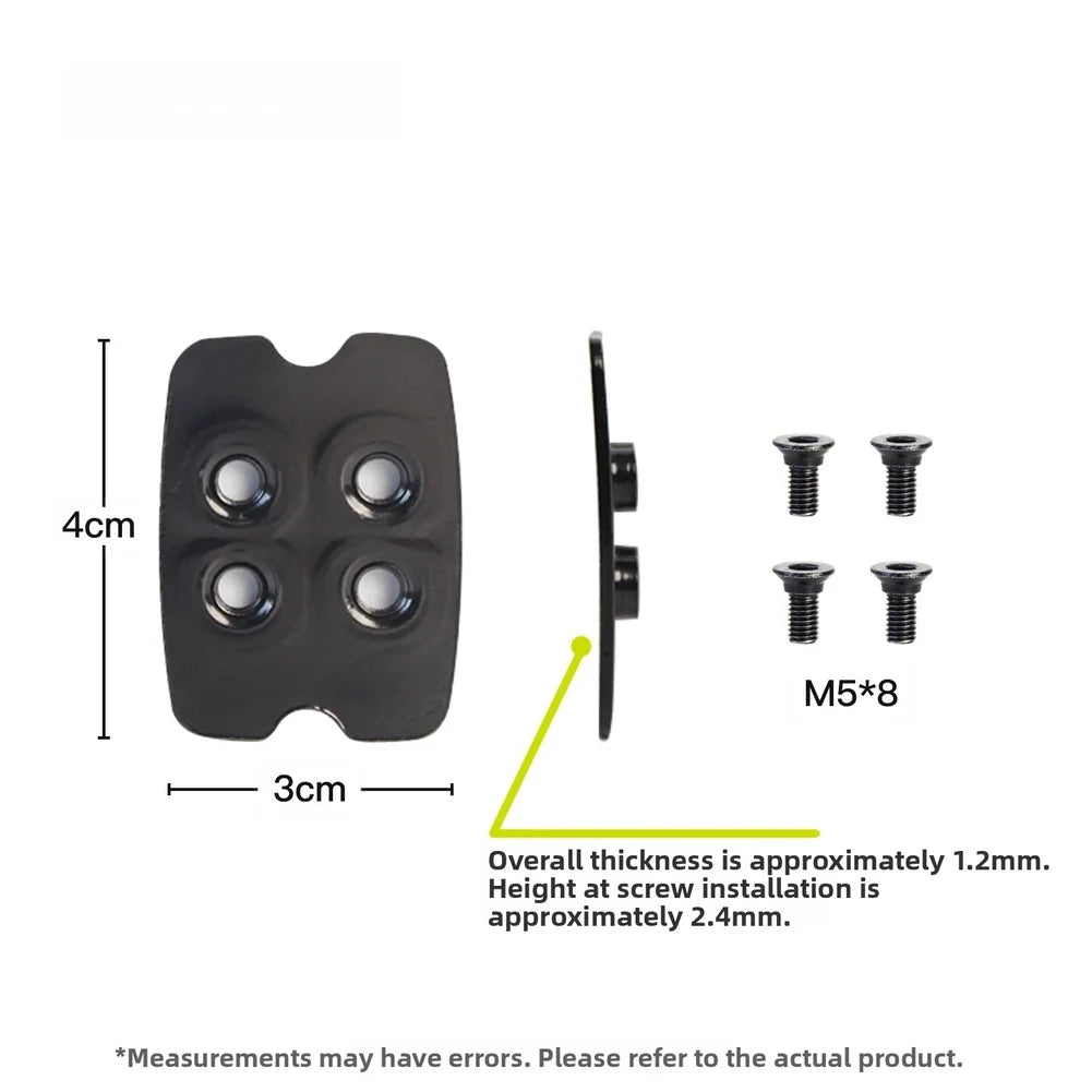 Mountain Bike Shoes Cleats Iron Kit for EX900 For EX700GTX EX700 EX500 and For Trek Cycling Shoes with M5x8 Screws Oasis Select