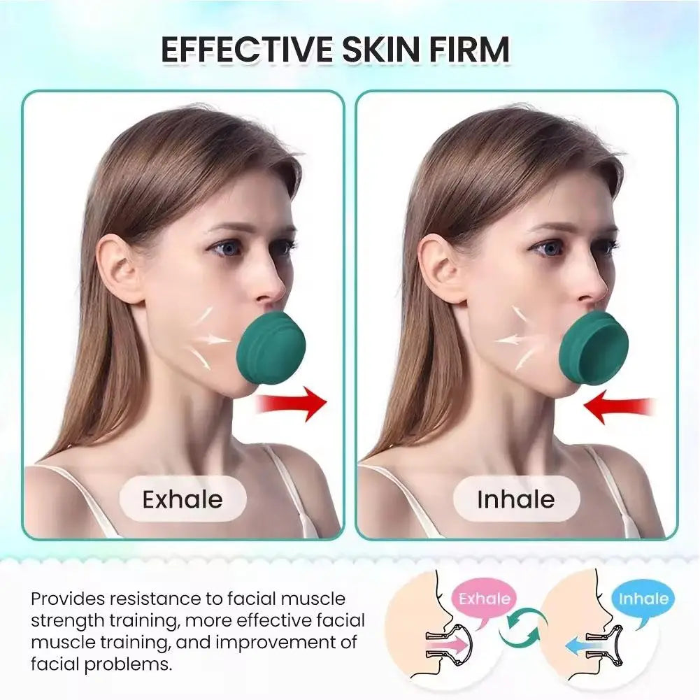 Jaw Face Exerciser – Jawline Sculpt & Double Chin Reducer Facial Jaw Exerciser Oasis Select