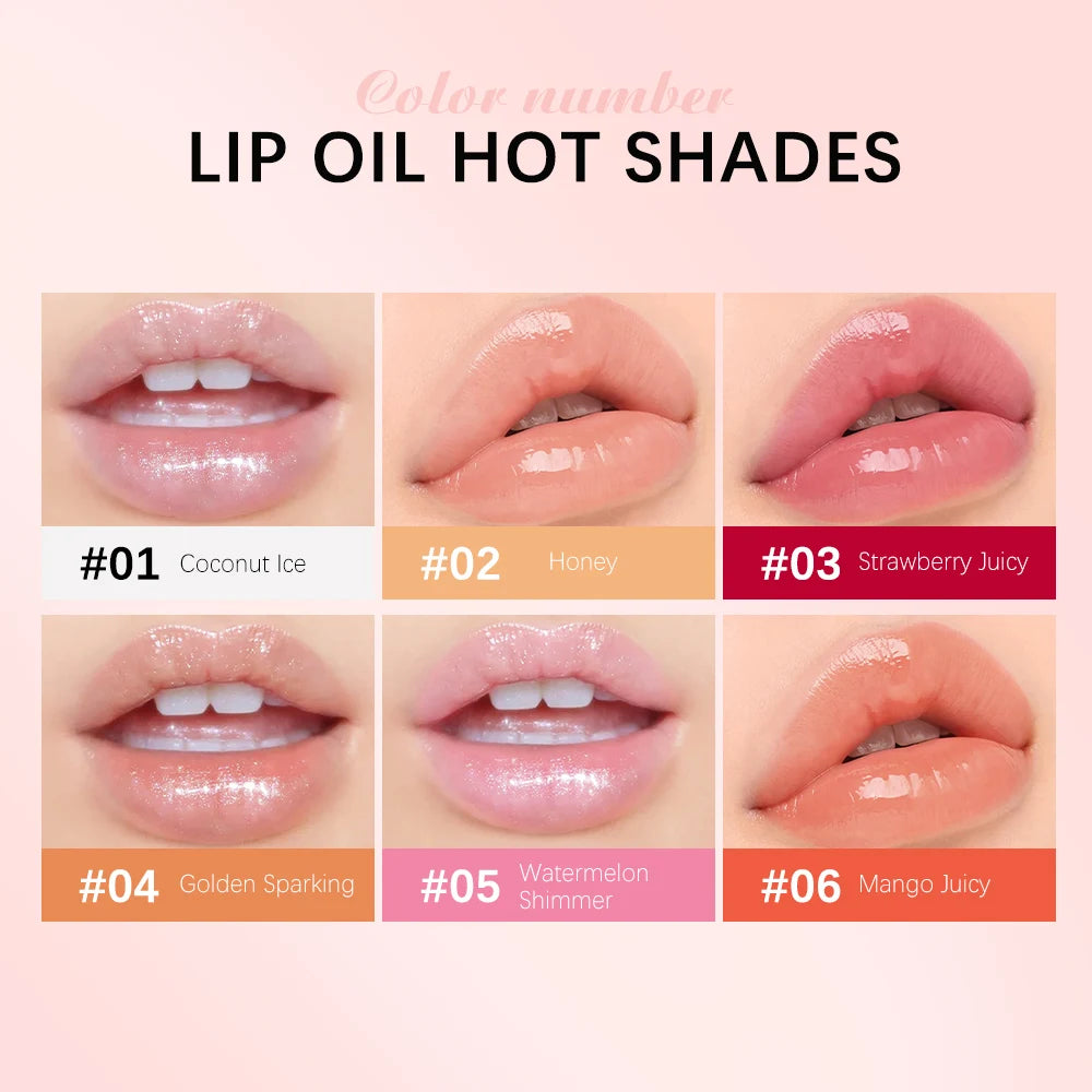 Strawberry Tinted Lip Oil Gloss – Hydrating & Plumping | ibcccndc