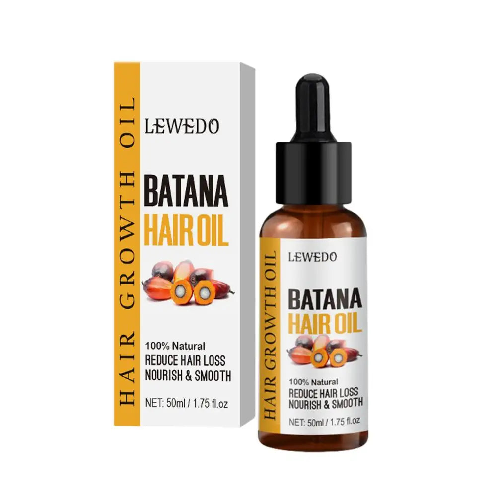 1/2PCs Natural Batana Oil For Hair Growth Pure Batana Oil Hair Shine Strengthen For Women Prevent Hair Loss Eliminate Split Ends Oasis Select 50ml