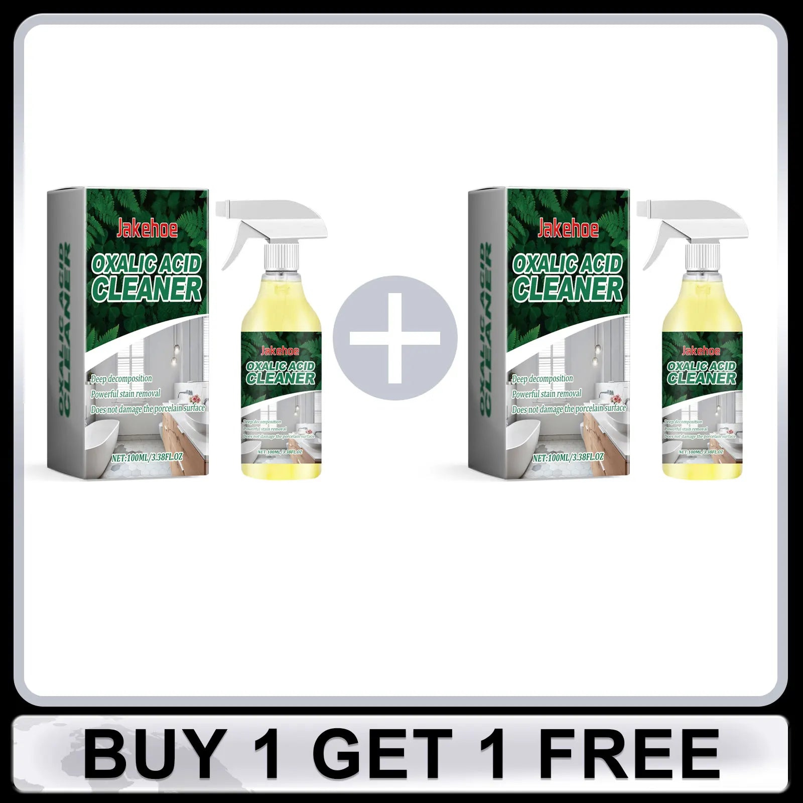 Oxalic Acid Cleaner Stubborn Stain Removal Dirt Cleaning Yellow Scale Prevent Damage Surface Porcelain Keep Fresh Daily Cleaning Oasis Select Buy 1 Get 1 Free
