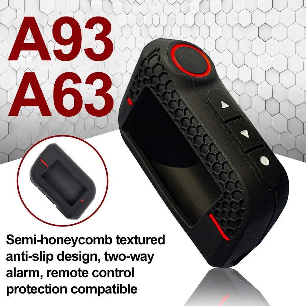 Silicone Key Case For Starline A93 A63 Two Way Car Alarm Remote Controller Key Fob Cover Shell Car Key Accessories Oasis Select