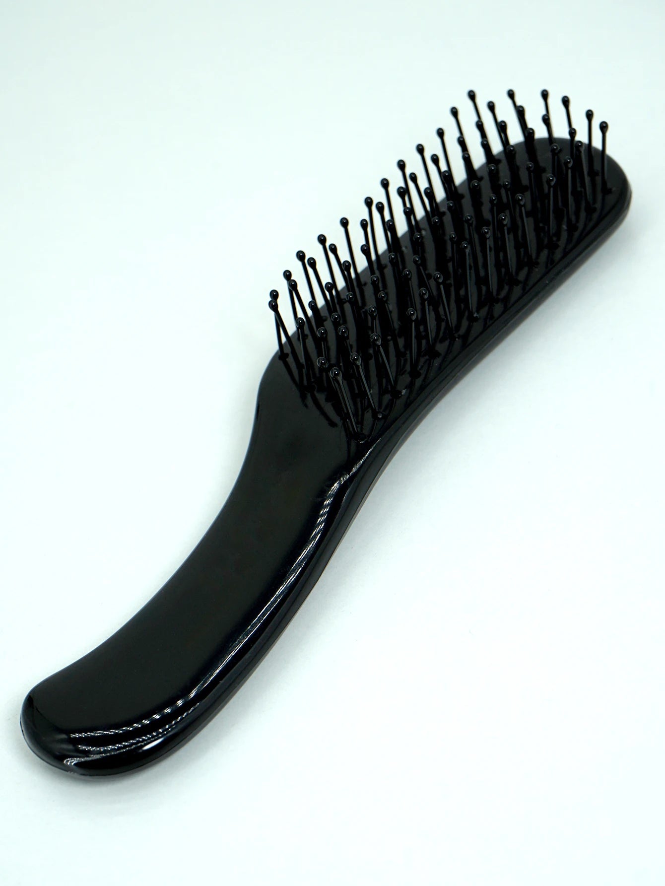 Compact Black Paddle Hair Brush – Ergonomic Soft Bristle Brush Paddle Hair Brush Oasis Select