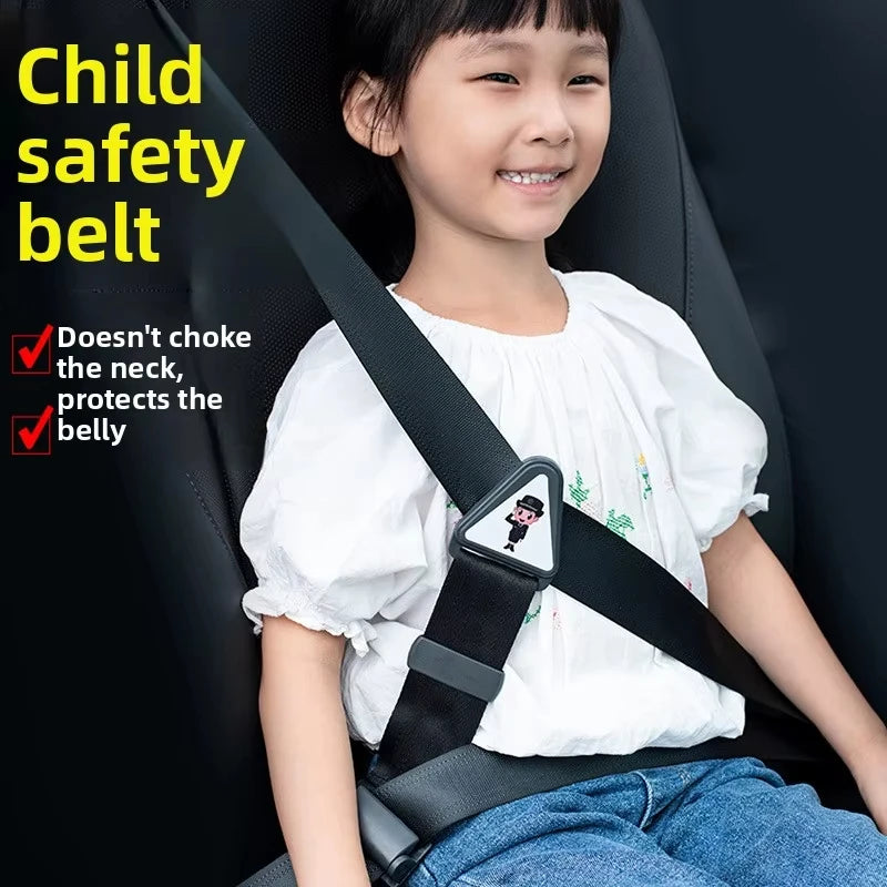 Kids Seat Belt Adjuster – Child Shoulder Guard Safety Clip