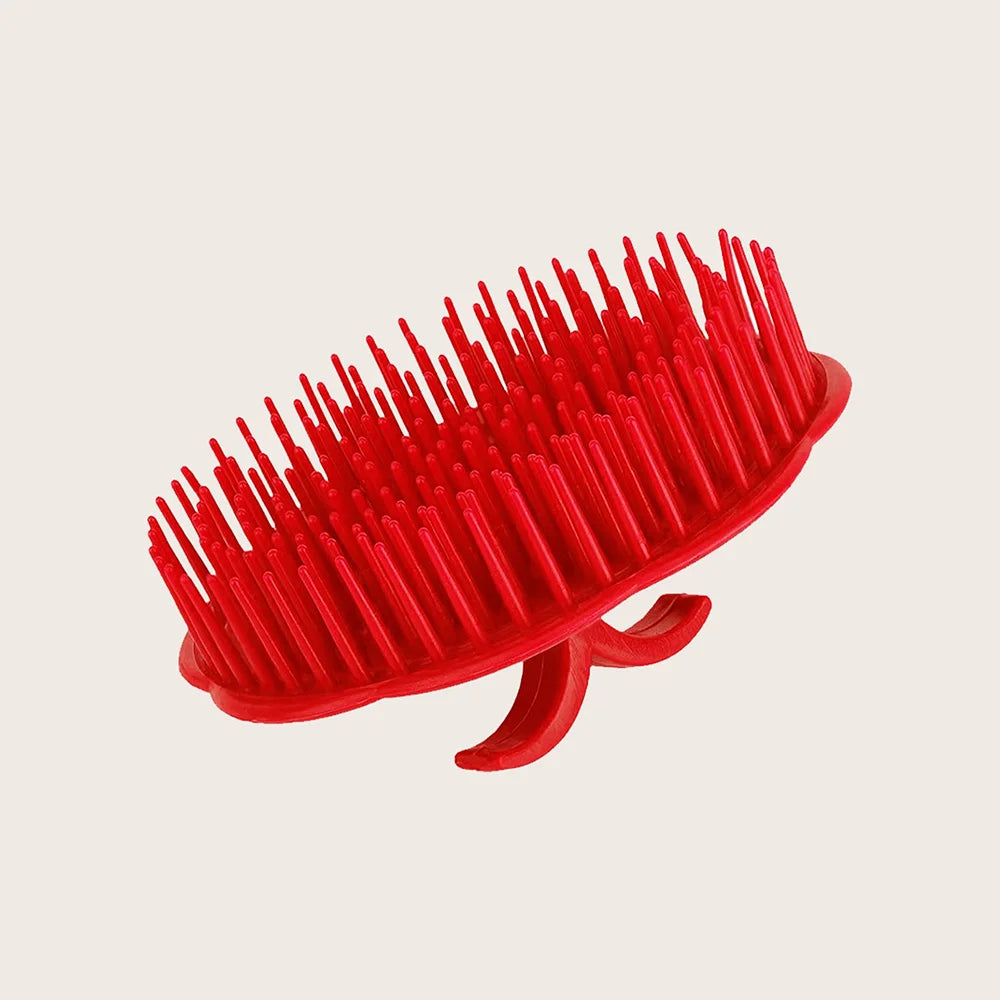 Head Wash Clean Care Hair Root Itching Scalp Massage Comb Shower Brush Shampoo Brush Oasis Select Red