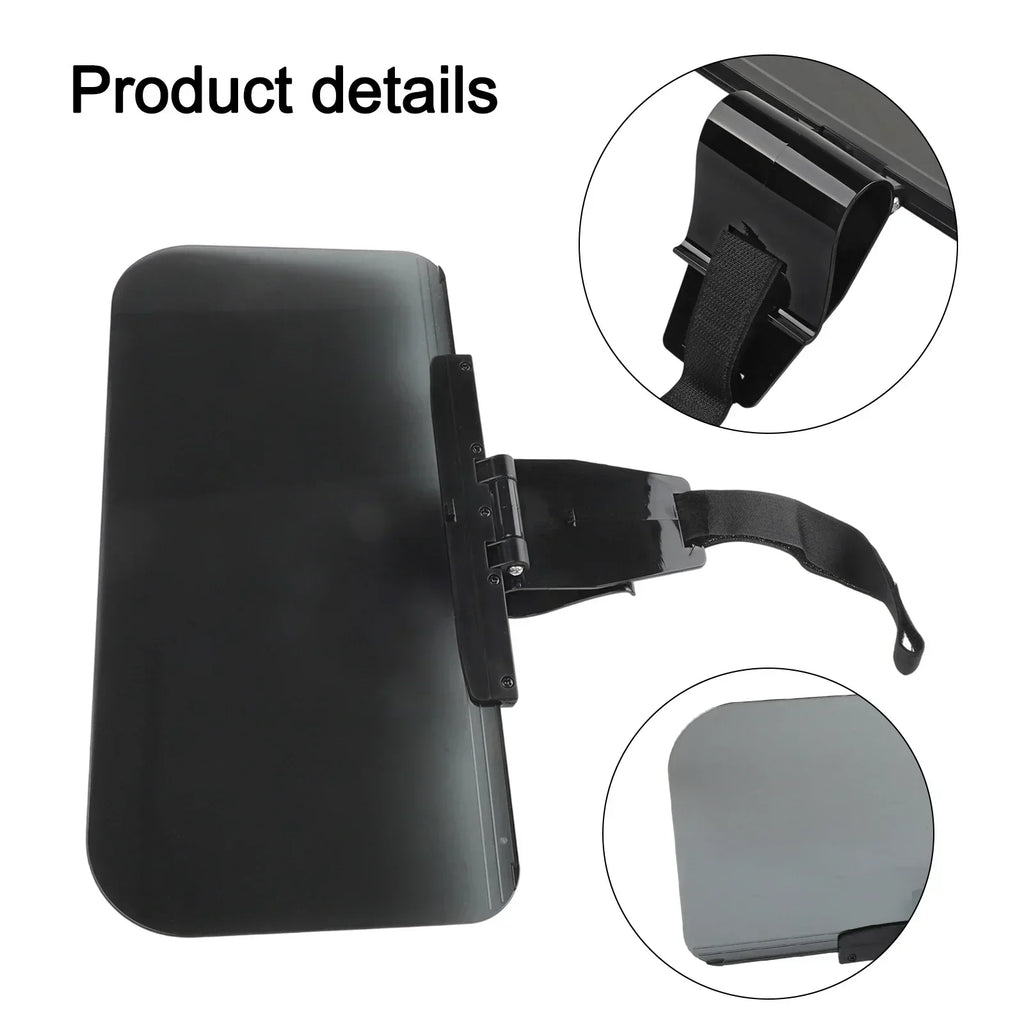 Adjustable Sun Visor Anti-Glare Shield Filter Strong Sunlight Maintain Mental Concentration Sunshade 345 165 Mm Oasis Select