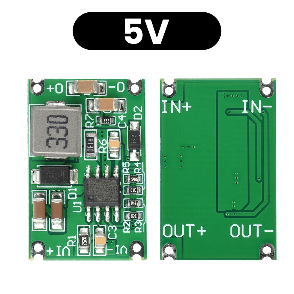 Mini DC-DC Buck Converter 48V 60V 120V to 3.3V 5V 12V Step-Down Power Module with Over Temperature Short Circuit Protection Oasis Select 5V